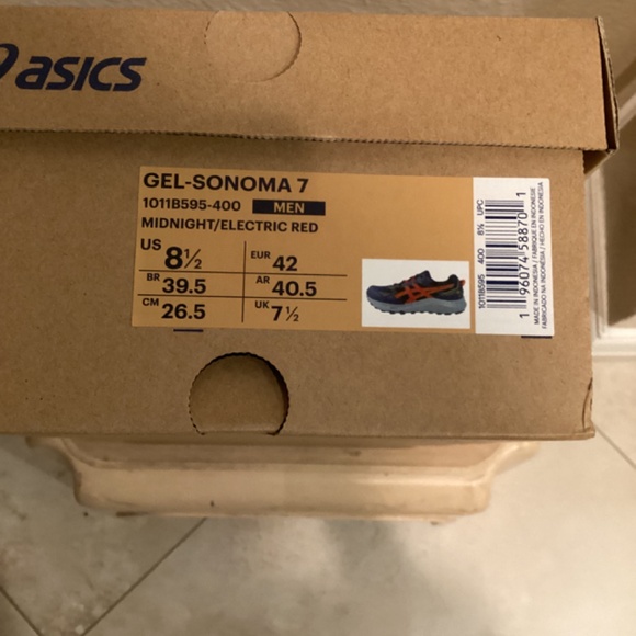 Men’s ASICS Sonoma 7 size 8.5 - Picture 8 of 8